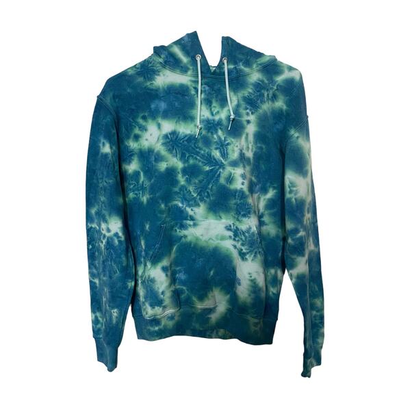 Artist Union Sweatshirt Small Tie Dye Teals - Picture 6 of 6